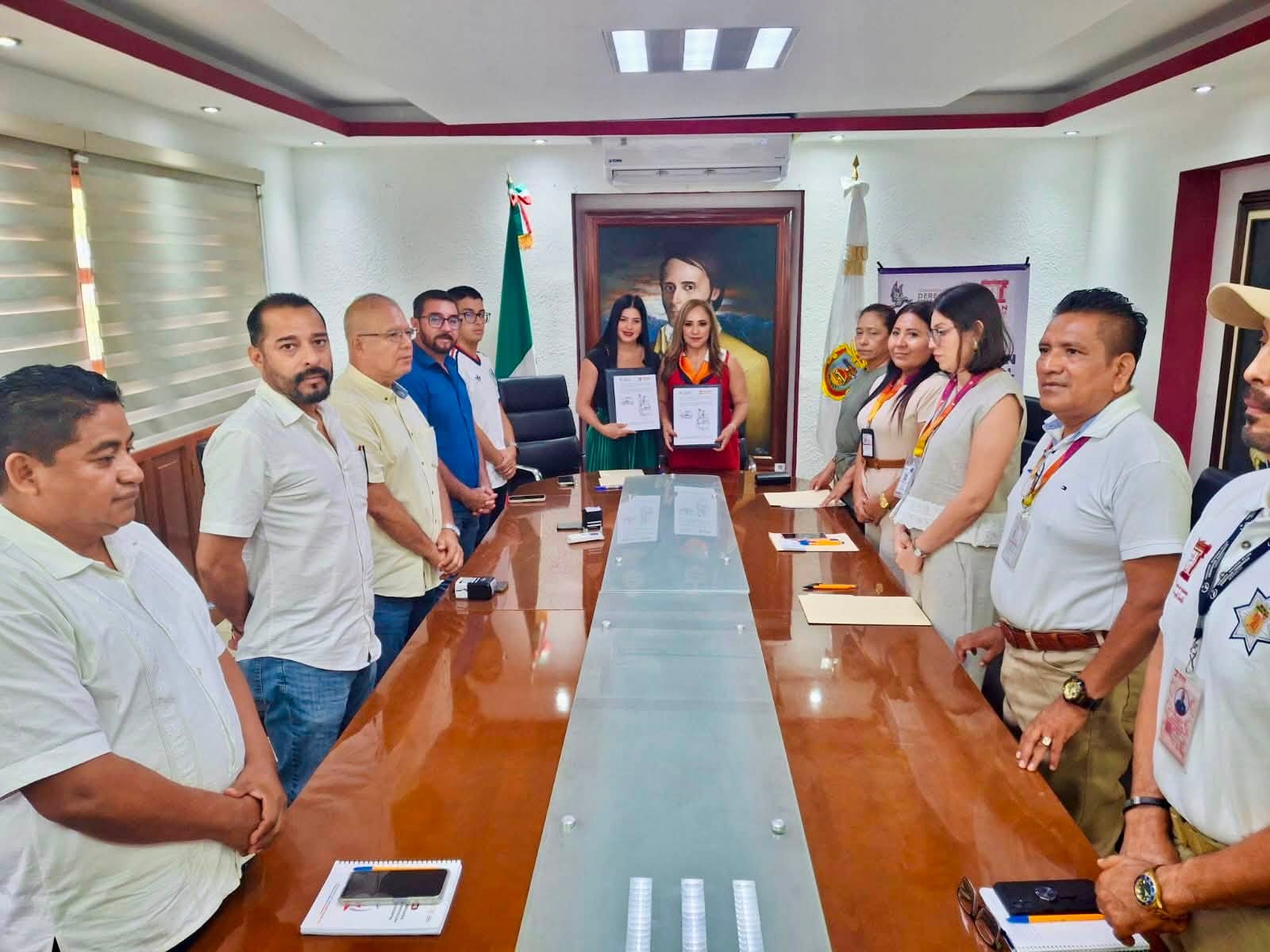 La Comisión de los Derechos Humanos del Estado de Guerrero (CDHEG), a través de su presidenta, la Mtra. Cecilia Narciso Gaytán, firmó un convenio de colaboración con la presidenta municipal de Tecpan de Galeana, Alba Soberanis Hernández, con el objetivo de fortalecer la promoción, protección y garantía de los derechos humanos en el ámbito municipal.